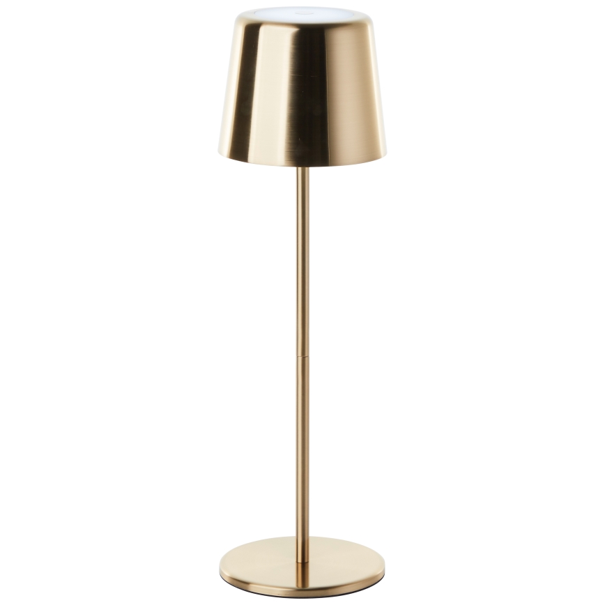 Brilliant - Lampe d'extérieur tactile à intensité variable XAANA LED/4W/5V 3000/4000/6500K 2600 mAh IP44 doré