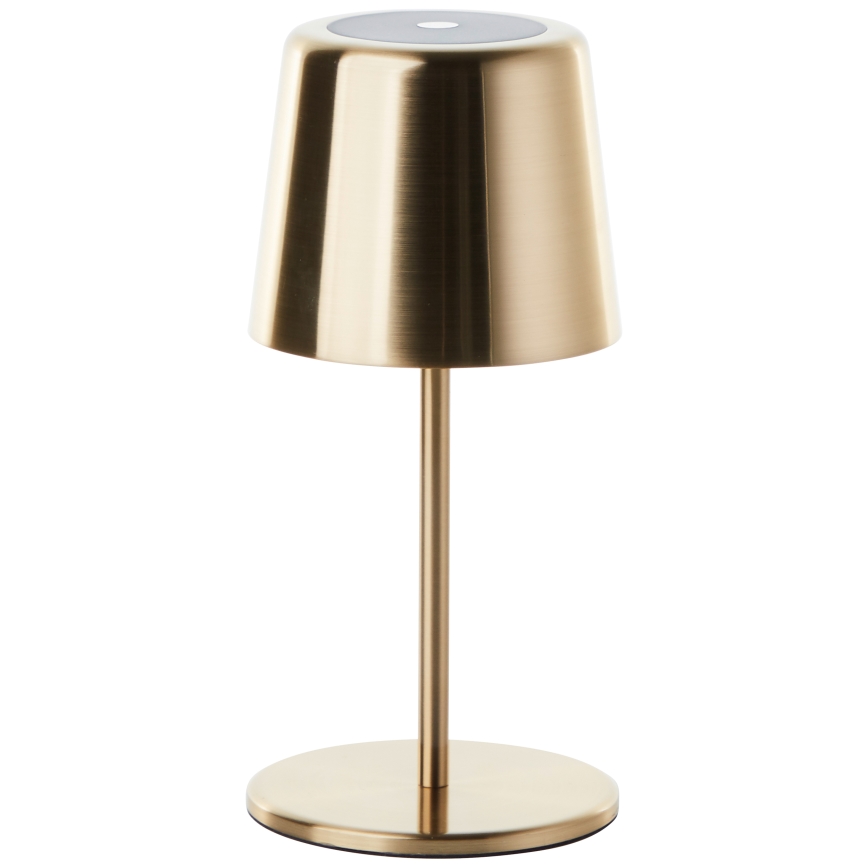Brilliant - Lampe d'extérieur tactile à intensité variable XAANA LED/4W/5V 3000/4000/6500K 2600 mAh IP44 doré
