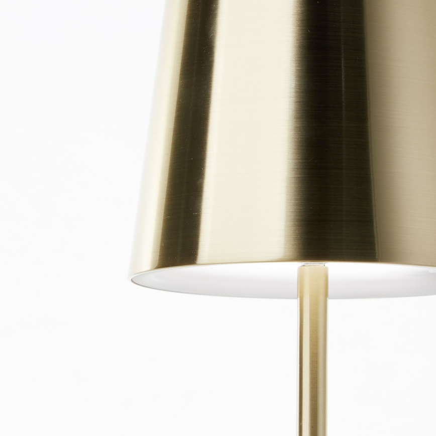 Brilliant - Lampe d'extérieur tactile à intensité variable XAANA LED/4W/5V 3000/4000/6500K 2600 mAh IP44 doré