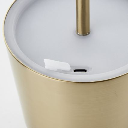 Brilliant - Lampe d'extérieur tactile à intensité variable XAANA LED/4W/5V 3000/4000/6500K 2600 mAh IP44 doré