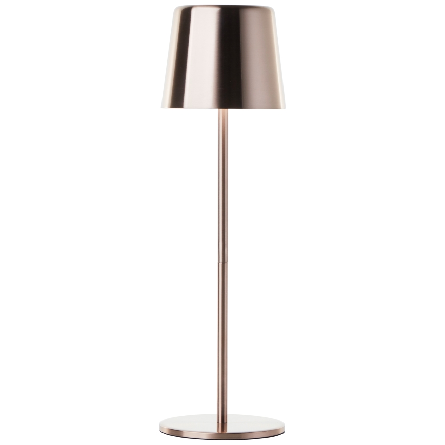 Brilliant - Lampe d'extérieur tactile à intensité variable XAANA LED/4W/5V 3000/4000/6500K 2600 mAh IP44 cuivre