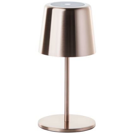 Brilliant - Lampe d'extérieur tactile à intensité variable XAANA LED/4W/5V 3000/4000/6500K 2600 mAh IP44 cuivre