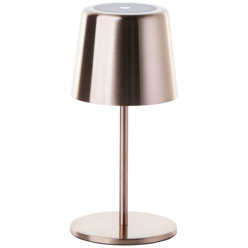 Brilliant - Lampe d'extérieur tactile à intensité variable XAANA LED/4W/5V 3000/4000/6500K 2600 mAh IP44 cuivre