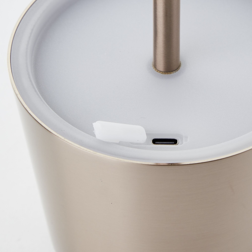 Brilliant - Lampe d'extérieur tactile à intensité variable XAANA LED/4W/5V 3000/4000/6500K 2600 mAh IP44 cuivre