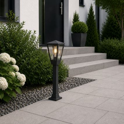 Brilliant - Lampe d'extérieur WESTDLIFF 1xE27/20W/230,4 cm IP44 anthracite