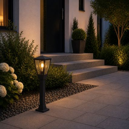 Brilliant - Lampe d'extérieur WESTDLIFF 1xE27/20W/230,4 cm IP44 anthracite