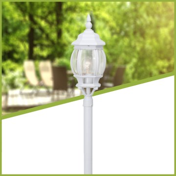 Brilliant - Lampe extérieur ISTRIA 1xE27/60W/230V 112 cm IP23 blanc
