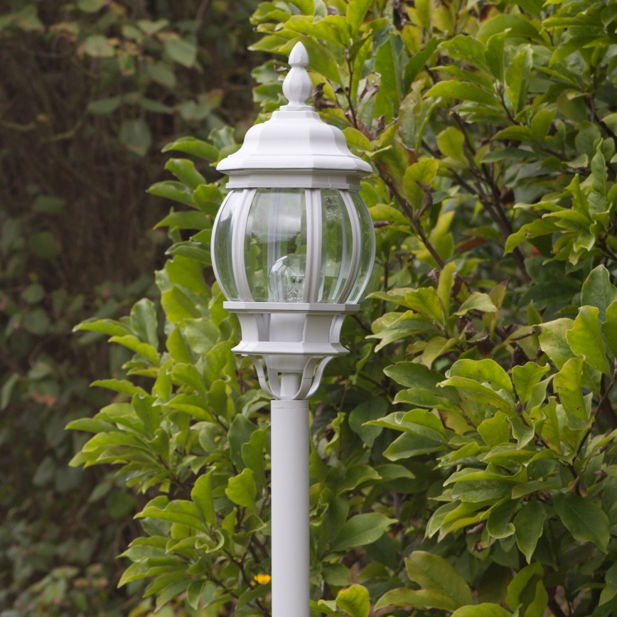Brilliant - Lampe extérieur ISTRIA 1xE27/60W/230V 112 cm IP23 blanc