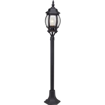 Brilliant - Lampe extérieur ISTRIA 1xE27/60W/230V 112 cm IP23 noir