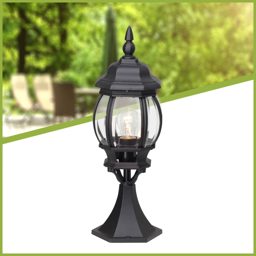 Brilliant - Lampe extérieur ISTRIA 1xE27/60W/230V 50 cm IP23 noir