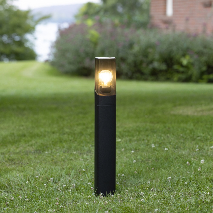 Brilliant - Lampe extérieur MINOU 1xE27/10W/230V 60 cm IP44 noir/fumé