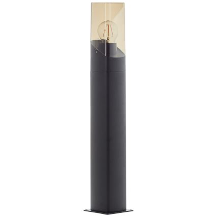 Brilliant - Lampe extérieur MINOU 1xE27/10W/230V 60 cm IP44 noir/fumé