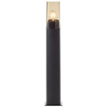 Brilliant - Lampe extérieur MINOU 1xE27/10W/230V 60 cm IP44 noir/fumé
