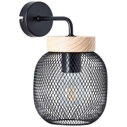 Brilliant - Lampe murale GIADA 1xE27/40W/230V noire