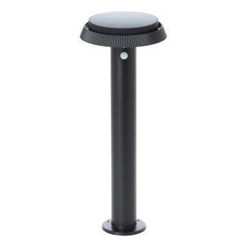 Brilliant - Lampe solaire avec détecteur ALVERO LED/4W/3,7V 50 cm IP44 noir