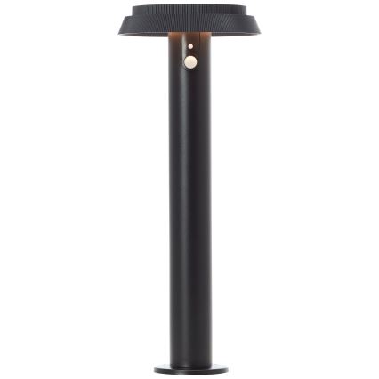 Brilliant - Lampe solaire avec détecteur ALVERO LED/4W/3,7V 50 cm IP44 noir
