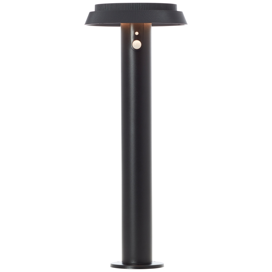 Brilliant - Lampe solaire avec détecteur ALVERO LED/4W/3,7V 50 cm IP44 noir