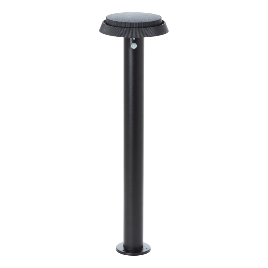 Brilliant - Lampe solaire avec détecteur ALVERO LED/4W/3,7V 70 cm IP44 noir
