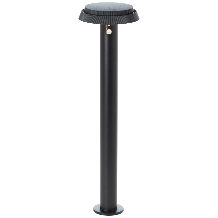 Brilliant - Lampe solaire avec détecteur ALVERO LED/4W/3,7V 70 cm IP44 noir