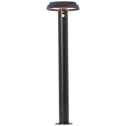 Brilliant - Lampe solaire avec détecteur ALVERO LED/4W/3,7V 70 cm IP44 noir