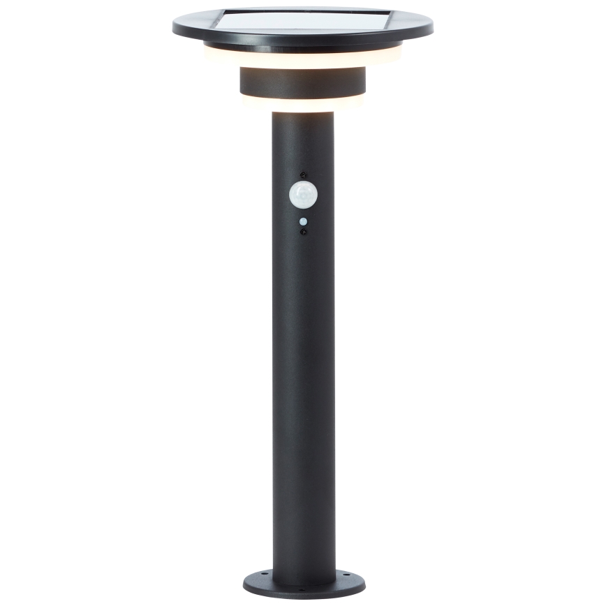 Brilliant - Lampe solaire avec détecteur GARVINA LED/3W/3,7V 45 cm IP44 noir
