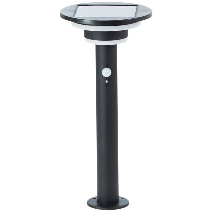 Brilliant - Lampe solaire avec détecteur GARVINA LED/3W/3,7V 45 cm IP44 noir