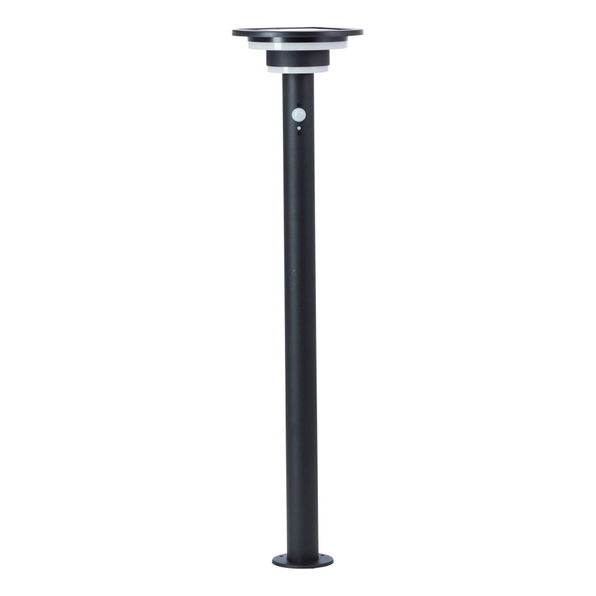 Brilliant - Lampe solaire avec détecteur GARVINA LED/3W/3,7V 85 cm IP44 noir
