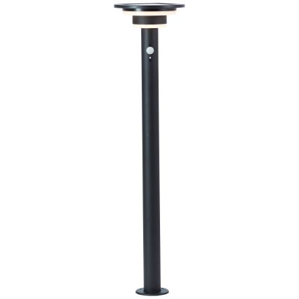Brilliant - Lampe solaire avec détecteur GARVINA LED/3W/3,7V 85 cm IP44 noir