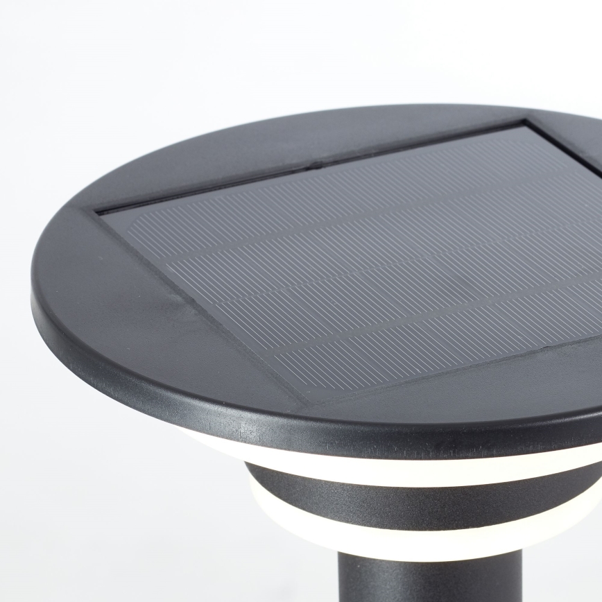 Brilliant - Lampe solaire avec détecteur GARVINA LED/3W/3,7V 85 cm IP44 noir
