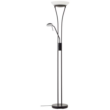 Brilliant - lampe sur pied LED dimmable FINN 2xLED/13W/230V noire
