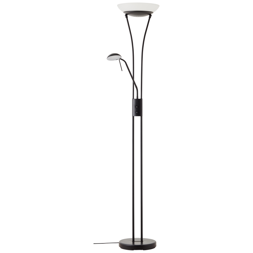 Brilliant - lampe sur pied LED dimmable FINN 2xLED/13W/230V noire