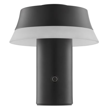 Brilliant - Lampe de bureau tactile, rechargeable et dimmable KINICH LED/2,5W/5V 2700K 2600 mAh noire