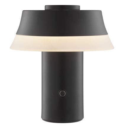 Brilliant - Lampe de bureau tactile, rechargeable et dimmable KINICH LED/2,5W/5V 2700K 2600 mAh noire