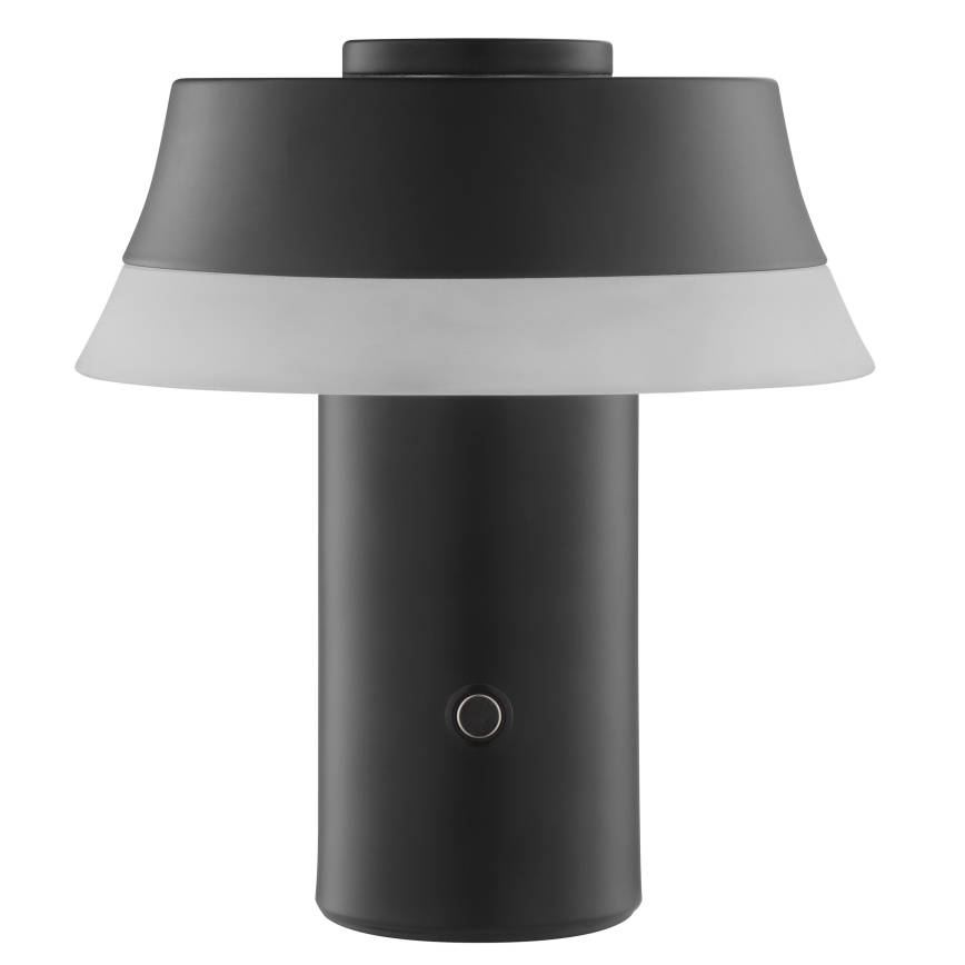 Brilliant - Lampe de bureau tactile, rechargeable et dimmable KINICH LED/2,5W/5V 2700K 2600 mAh noire