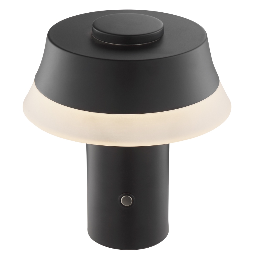 Brilliant - Lampe de bureau tactile, rechargeable et dimmable KINICH LED/2,5W/5V 2700K 2600 mAh noire