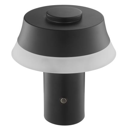 Brilliant - Lampe de bureau tactile, rechargeable et dimmable KINICH LED/2,5W/5V 2700K 2600 mAh noire