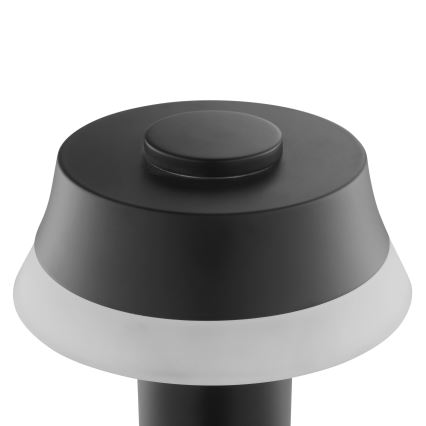 Brilliant - Lampe de bureau tactile, rechargeable et dimmable KINICH LED/2,5W/5V 2700K 2600 mAh noire