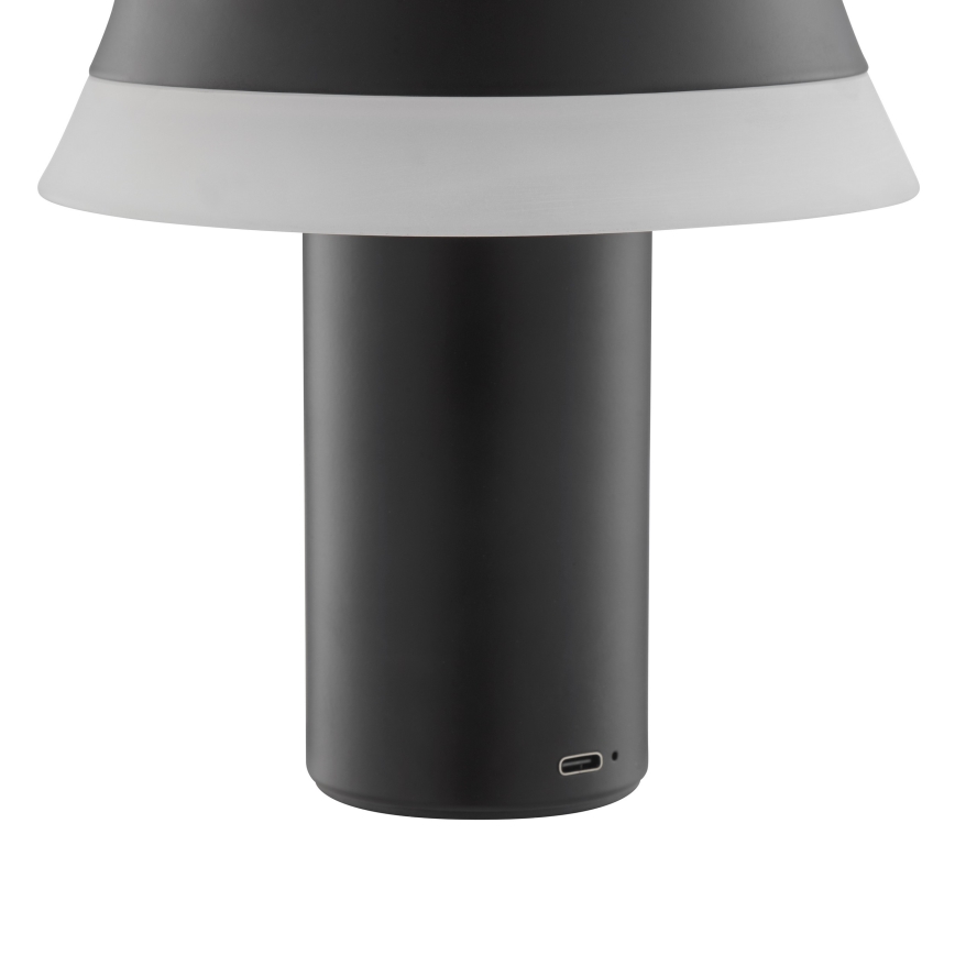 Brilliant - Lampe de bureau tactile, rechargeable et dimmable KINICH LED/2,5W/5V 2700K 2600 mAh noire