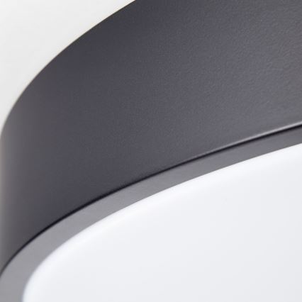 Brilliant - Plafonnier LED dimmable SLIMLINE LED/60W/230V 3000-6500K Ø 49 cm noir + télécommande