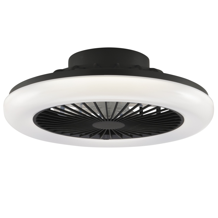 Brilliant - Plafonnier LED dimmable avec ventilateur MONTERO LED/20W/230V 2700-6500K Ø 42 cm noir + télécommande