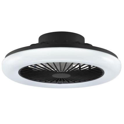 Brilliant - Plafonnier LED dimmable avec ventilateur MONTERO LED/20W/230V 2700-6500K Ø 42 cm noir + télécommande