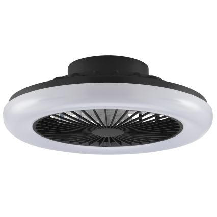 Brilliant - Plafonnier LED dimmable avec ventilateur MONTERO LED/20W/230V 2700-6500K Ø 42 cm noir + télécommande