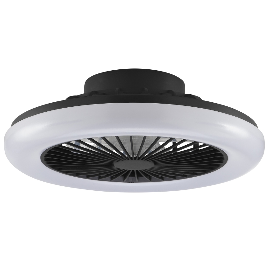 Brilliant - Plafonnier LED dimmable avec ventilateur MONTERO LED/20W/230V 2700-6500K Ø 42 cm noir + télécommande