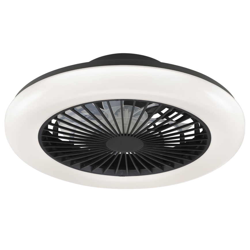 Brilliant - Plafonnier LED dimmable avec ventilateur MONTERO LED/20W/230V 2700-6500K Ø 42 cm noir + télécommande