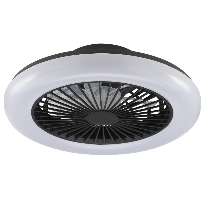 Brilliant - Plafonnier LED dimmable avec ventilateur MONTERO LED/20W/230V 2700-6500K Ø 42 cm noir + télécommande