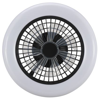 Brilliant - Plafonnier LED dimmable avec ventilateur MONTERO LED/20W/230V 2700-6500K Ø 42 cm noir + télécommande