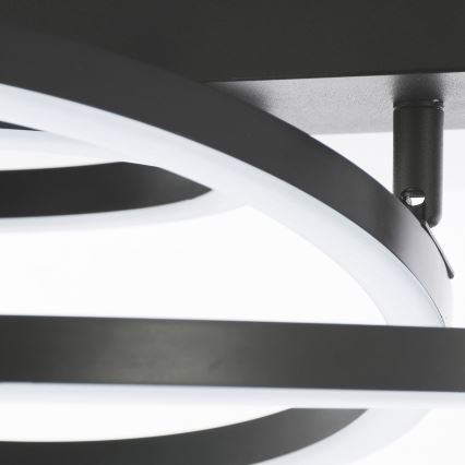 Brilliant - LED Plafonnier dimmable PEDLEY LED/36W/230V noir
