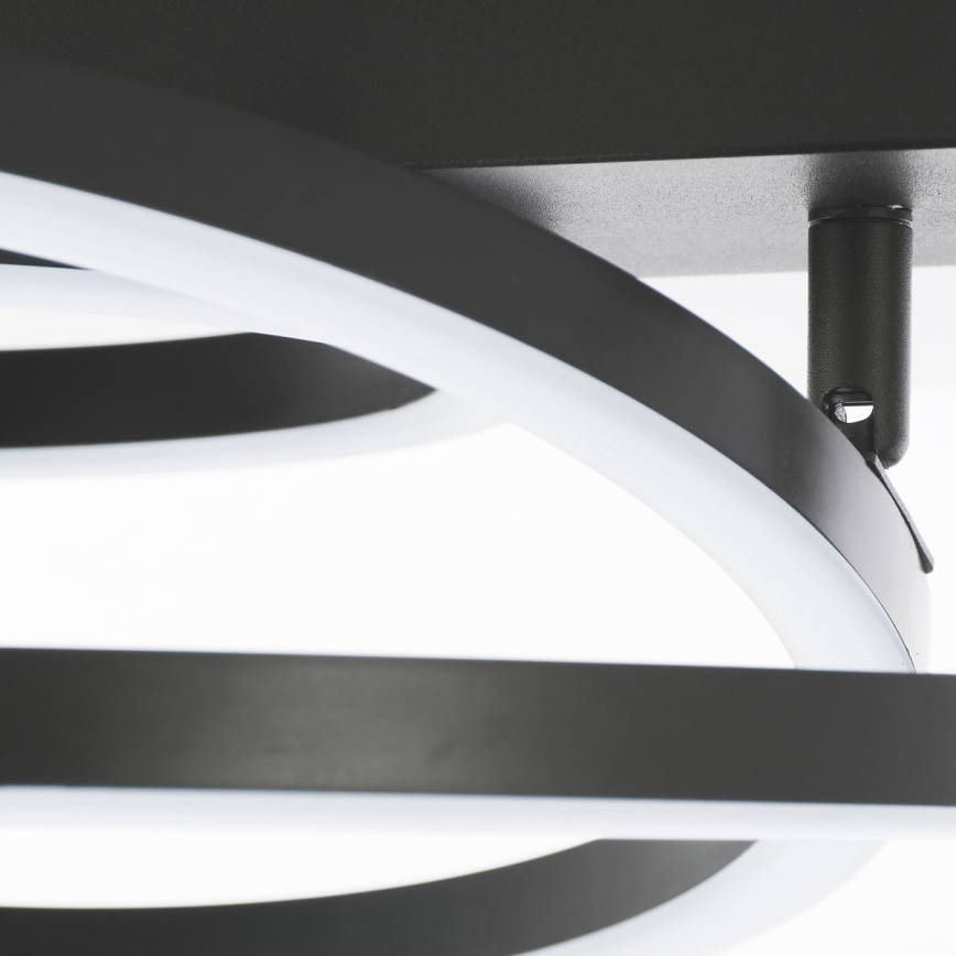 Brilliant - LED Plafonnier dimmable PEDLEY LED/36W/230V noir