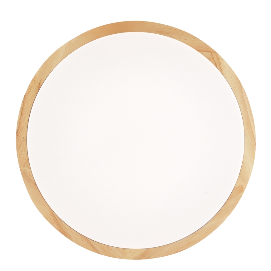 Brilliant - Plafonnier LED pour salle de bains MOREEN LED/18W/230V 2700/4000/6500K Ø 34 cm IP44 bois d'hévéa