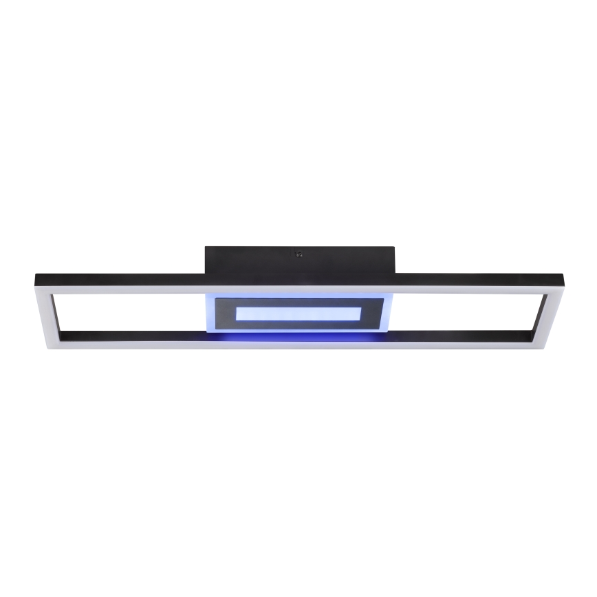 Brilliant - Plafonnier LED RGBW dimmable BESSON LED/20W/230V 3000-6500K noir + télécommande
